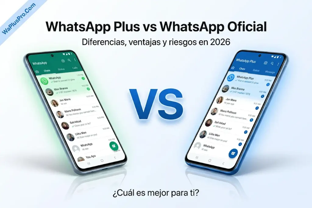whatsapp plus vs whatsapp oficial