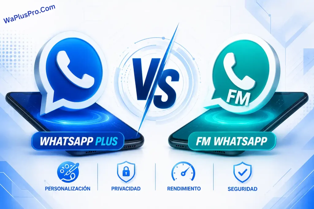 WhatsApp Plus vs FM WhatsApp: ¿Cuál es la mejor opción en 2026? whatsapp plus vs fm whatsapp